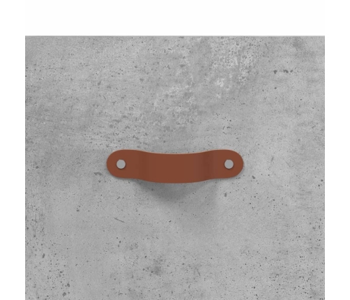 vidaXL kumode, betona pelēka, 69,5x34x90 cm, inženierijas koks