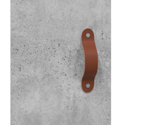 vidaXL kumode, betona pelēka, 69,5x34x90 cm, inženierijas koks