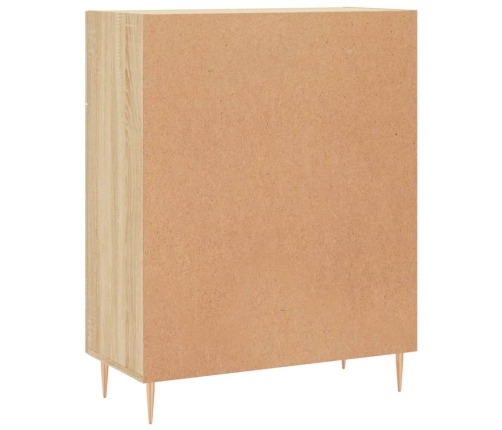 vidaXL kumode, ozolkoka krāsa, 69,5x34x90 cm, inženierijas koks