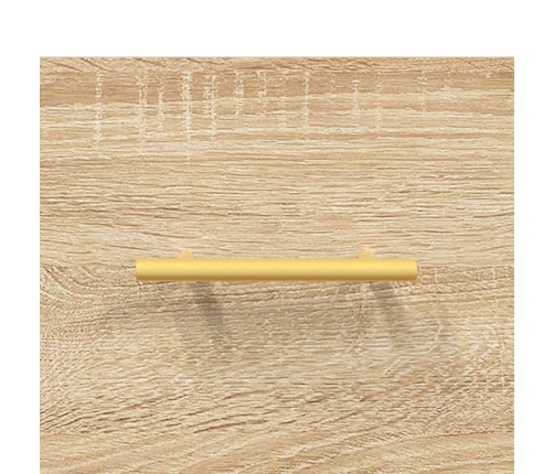 vidaXL kumode, ozolkoka krāsa, 69,5x34x90 cm, inženierijas koks