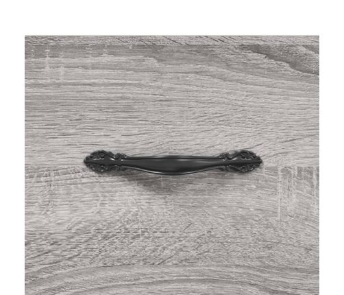 vidaXL kumode, pelēka ozolkoka, 69,5x34x90 cm, inženierijas koks