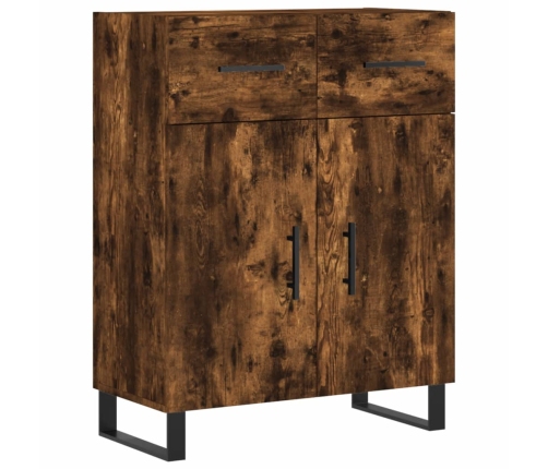 vidaXL kumode, ozolkoka krāsa, 69,5x34x90 cm, inženierijas koks