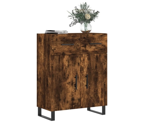 vidaXL kumode, ozolkoka krāsa, 69,5x34x90 cm, inženierijas koks