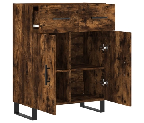 vidaXL kumode, ozolkoka krāsa, 69,5x34x90 cm, inženierijas koks