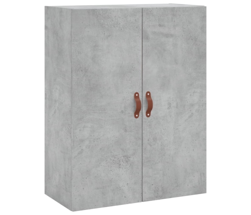 vidaXL sienas skapītis, betona pelēks, 69,5x34x90 cm