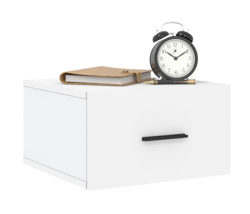 vidaXL sienas naktsskapīši, 2 gab., balti, 35x35x20 cm