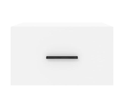 vidaXL sienas naktsskapīši, 2 gab., balti, 35x35x20 cm