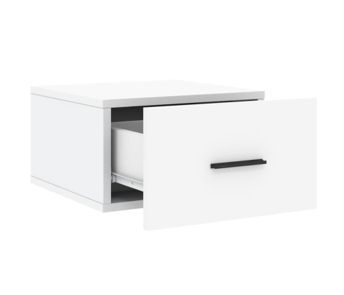 vidaXL sienas naktsskapīši, 2 gab., balti, 35x35x20 cm