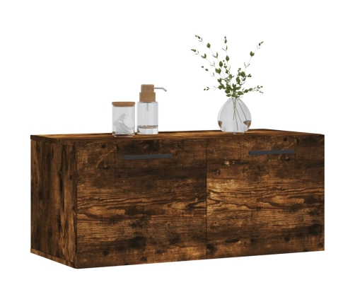 vidaXL sienas skapītis., ozola, 80x36,5x35 cm, inženierijas koks