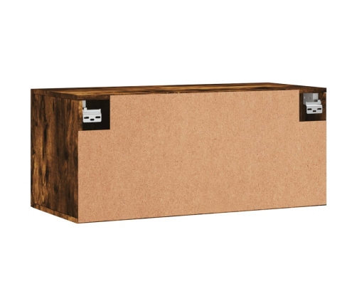 vidaXL sienas skapītis., ozola, 80x36,5x35 cm, inženierijas koks