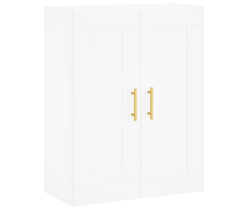 vidaXL sienas skapītis, balts, 69,5x34x90 cm, inženierijas koks