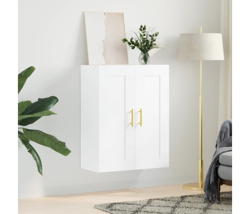 vidaXL sienas skapītis, balts, 69,5x34x90 cm, inženierijas koks