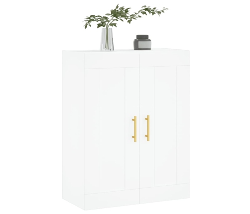 vidaXL sienas skapītis, balts, 69,5x34x90 cm, inženierijas koks