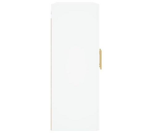vidaXL sienas skapītis, balts, 69,5x34x90 cm, inženierijas koks