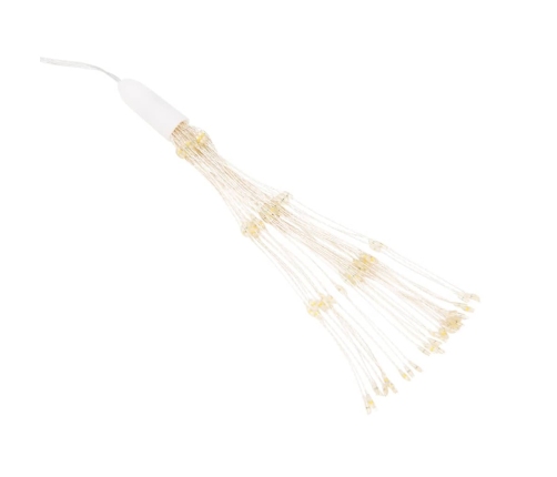 vidaXL Ziemassvētku dekorācijas, 2 gab., 140 LED, krāsainas, 17 cm