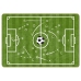 vidaXL bērnu paklājs, zaļš, 160x230 cm, futbola laukums, neslīdošs