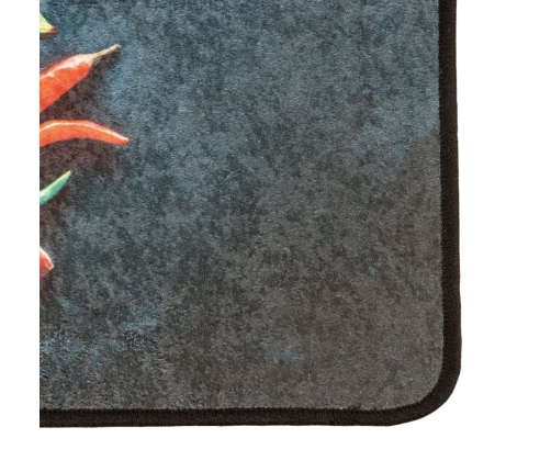 vidaXL virtuves paklājs, 60x180cm, daudzkrāsains, mazgājams, neslīdošs