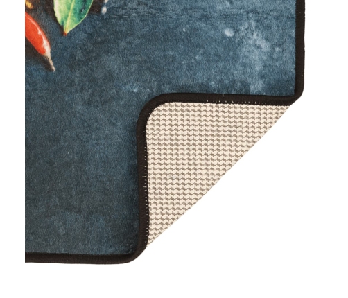 vidaXL virtuves paklājs, 60x180cm, daudzkrāsains, mazgājams, neslīdošs