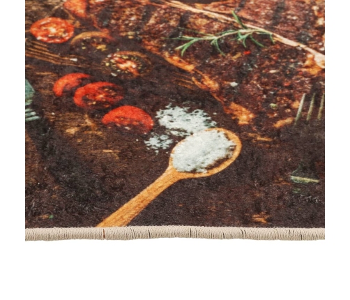 Virtuves Paklājs, 60X180Cm, Daudzkrāsains, Mazgājams, Neslīdošs Vidaxl