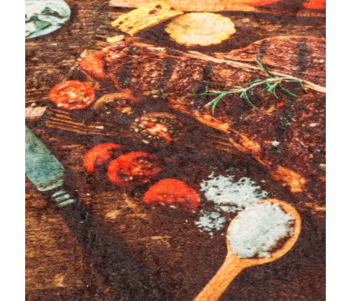 Virtuves Paklājs, 60X180Cm, Daudzkrāsains, Mazgājams, Neslīdošs Vidaxl