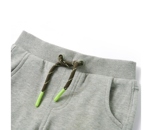 Bērnu sporta bikses, gaiša haki, 92