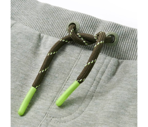 Bērnu sporta bikses, gaiša haki, 92