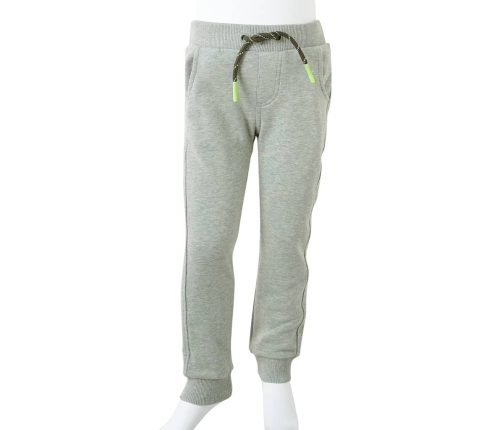 Bērnu sporta bikses, gaiša haki, 92