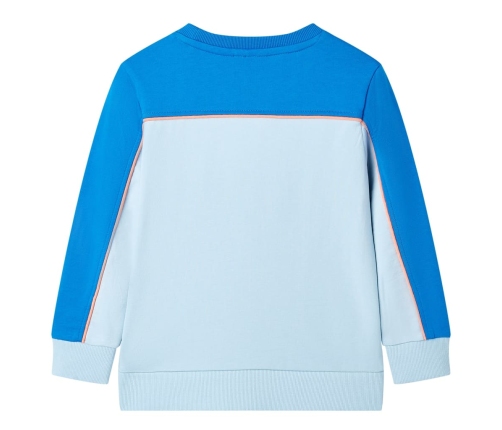 Bērnu džemperis, spilgti zils un gaiši zils, 128