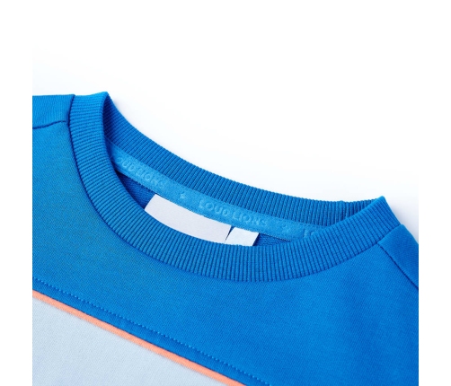 Bērnu džemperis, spilgti zils un gaiši zils, 128