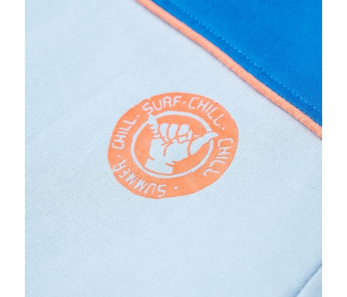 Bērnu džemperis, spilgti zils un gaiši zils, 128