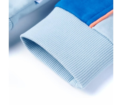 Bērnu džemperis, spilgti zils un gaiši zils, 128