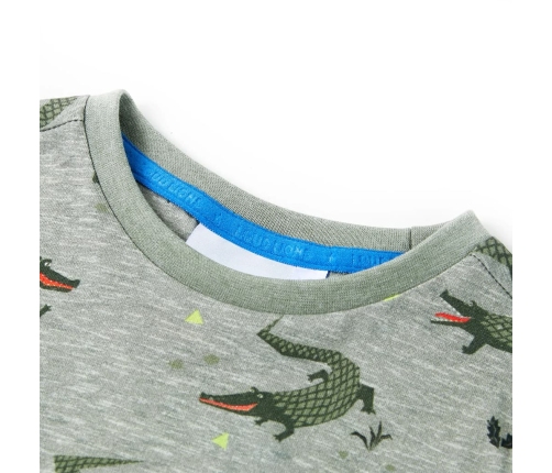 Bērnu T-krekls, gaišs haki, 128