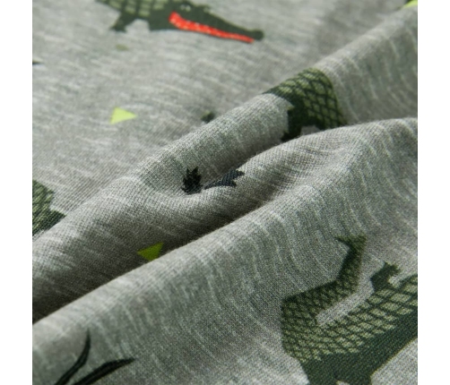 Bērnu T-krekls, gaišs haki, 128