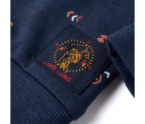 Bērnu džemperis, nevienmērīgi zils, 104