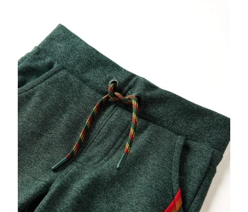 Bērnu sporta bikses, tumši zaļas, 92