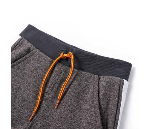 Bērnu sporta bikses, raibi pelēkas, 128