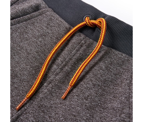 Bērnu sporta bikses, raibi pelēkas, 128