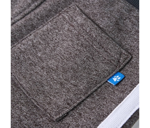 Bērnu sporta bikses, raibi pelēkas, 128