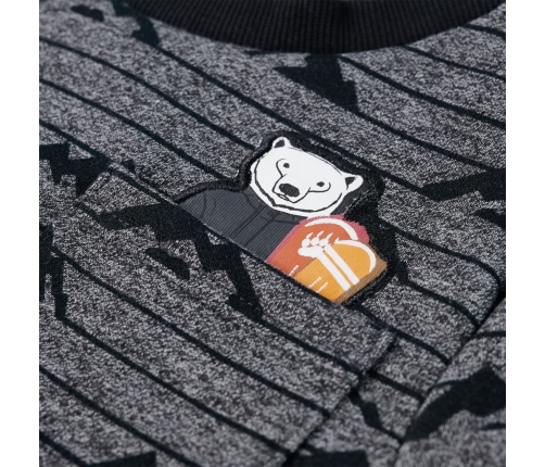 Bērnu džemperis, nevienmērīgi zils, 128