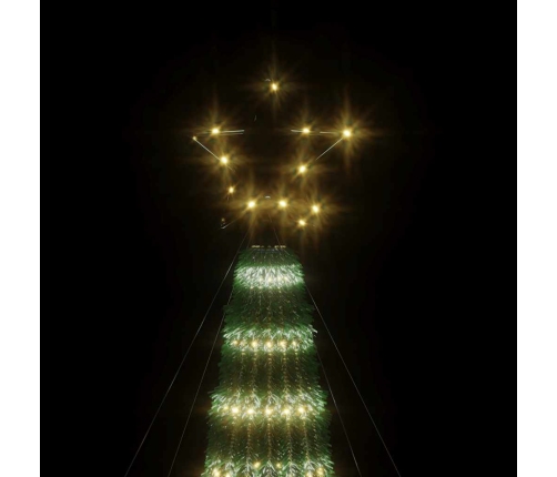 vidaXL Ziemassvētku eglītes dekorācija, 275 LED, silti baltas, 180 cm