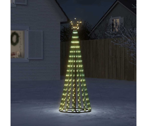 vidaXL Ziemassvētku eglītes dekorācija, 275 LED, silti baltas, 180 cm