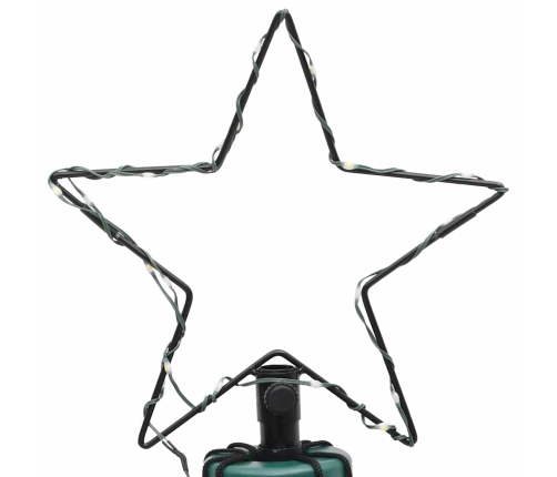 vidaXL Ziemassvētku eglītes dekorācija, 275 zilas LED, 180 cm