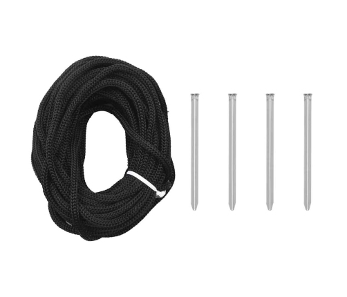 vidaXL Ziemassvētku eglītes dekorācija, 275 zilas LED, 180 cm