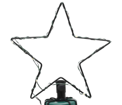 vidaXL Ziemassvētku eglītes dekorācija, 275 LED, krāsainas, 180 cm