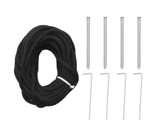 vidaXL Ziemassvētku eglītes dekorācija, 1544 zilas LED, 500 cm