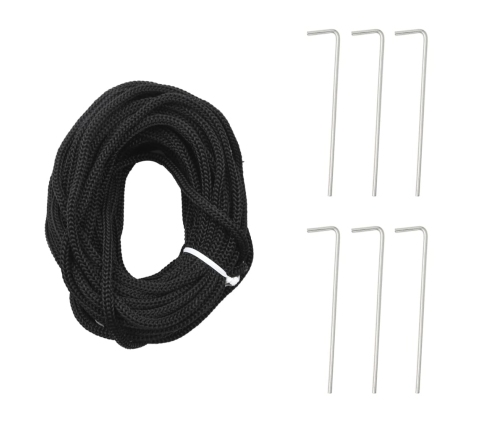 vidaXL Ziemassvētku eglītes dekorācija, 220 LED, zilas, 180 cm