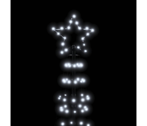 vidaXL Ziemassvētku eglītes dekorācija, 570 LED, vēsi baltas, 300 cm