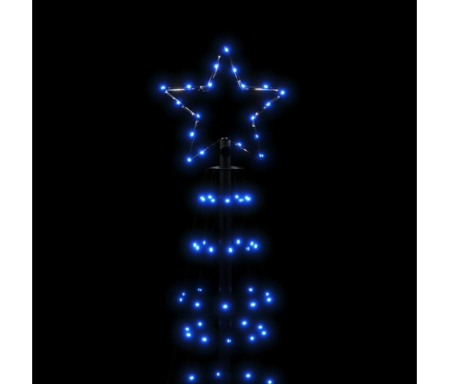 vidaXL Ziemassvētku eglītes dekorācija, 570 LED, zilas, 300 cm