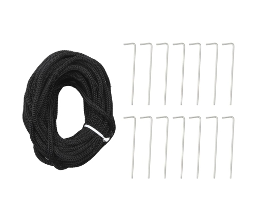 vidaXL Ziemassvētku egle karoga mastam, 3000 krāsainas LED, 800 cm