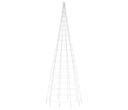 Led Ziemassvētku Eglīte Uz Karoga Masta, 550 Led, Silti Balta, 300 Cm Vidaxl